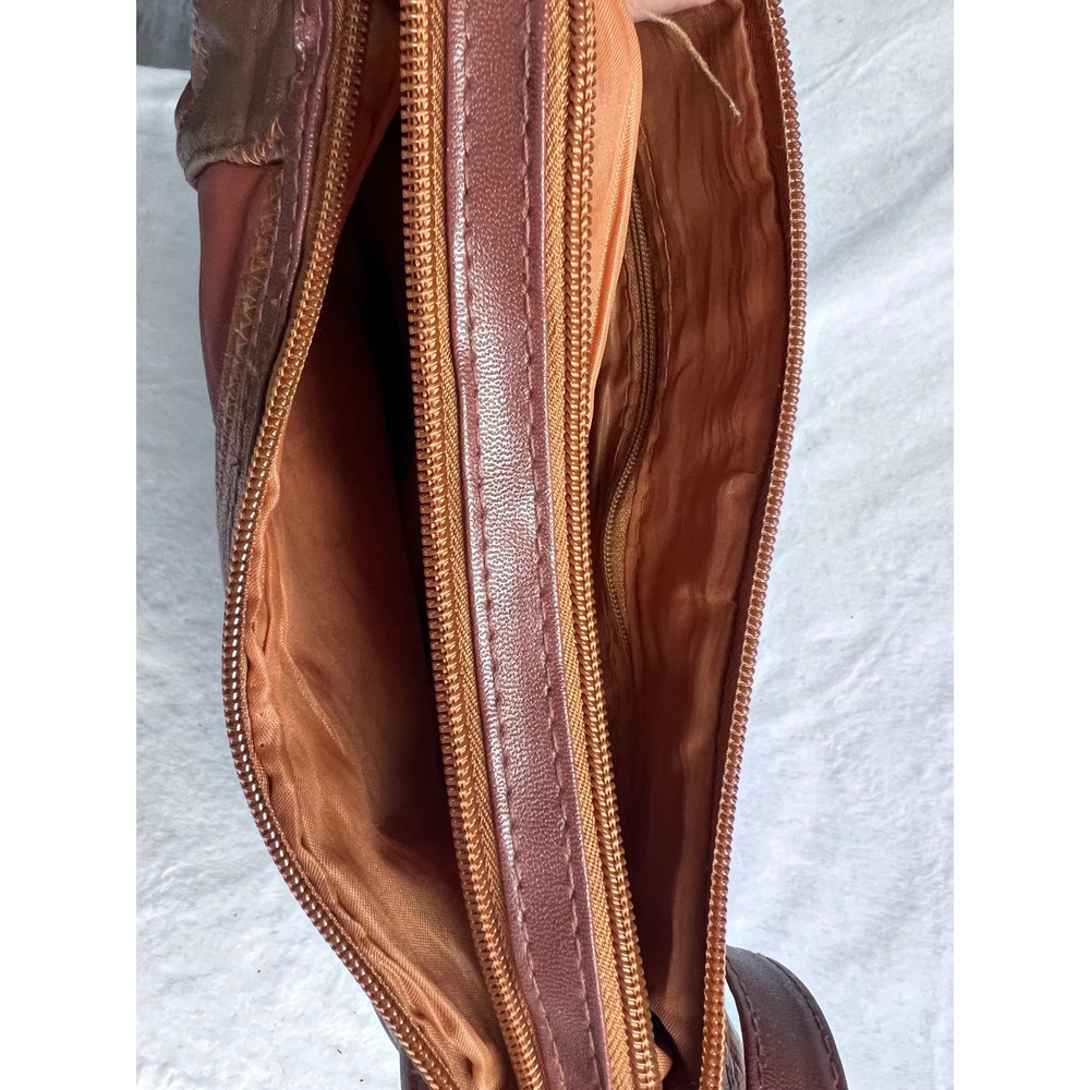 Vintage Patchwork Leather Crossbody Shoulder Bag … - image 3